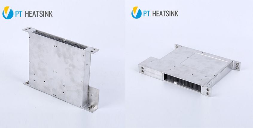 skiving folded fin heat sink