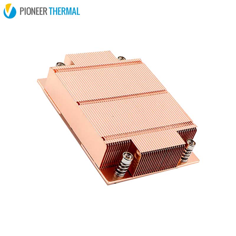 1U Passive Server CPU Heatsink with Copper