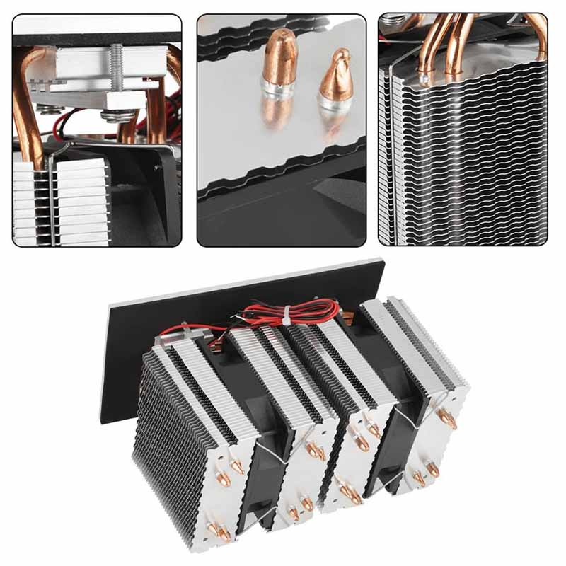 Heat Pipe Heat Sink for High Power Cooling System, Stack Fin Heat Sink