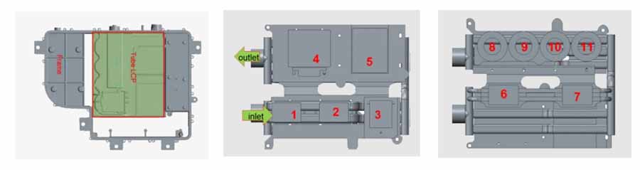 new energy water cooled plate