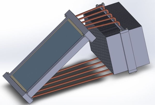 cooling system for a solar photovoltaic panel