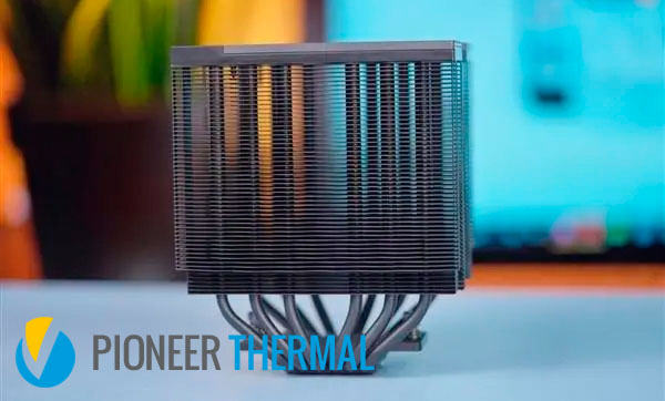 Twin Tower Structure Air Cooled Heat Sink