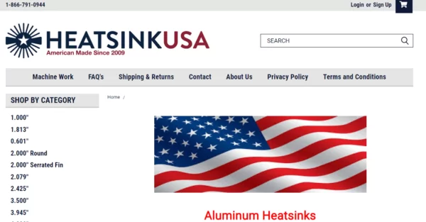 HEATSINKUSA heat sink manufacturer