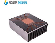 Installation points of copper tube convection heatsinks