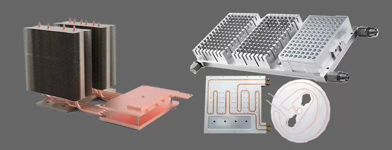 air cooled heat sink vs water cold plate